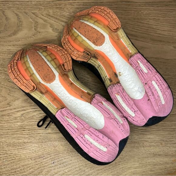 adidas Women’s UltraBoost Light ‘Black Beam Pink’ Running Shoe Athletic Size 7.5 - Picture 9 of 13